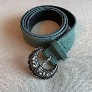 Sezane fine louve belt, size 85.